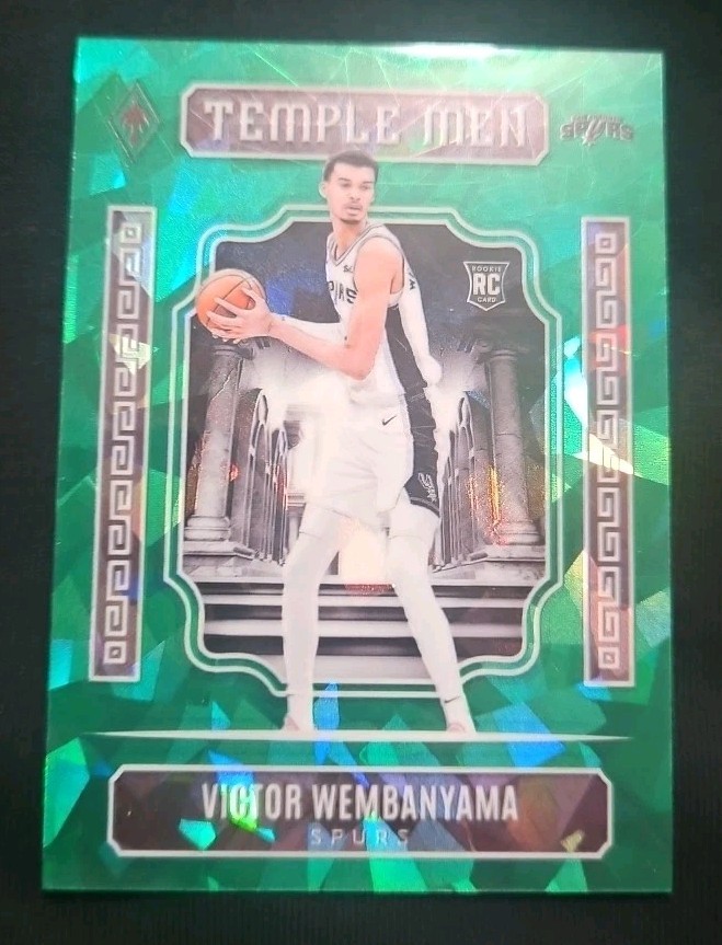 2023/24 Panini Phoenix Temple Men VICTOR WEMBANYAMA Green Ice 7/149 #7