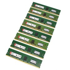 8 Kingston KVR24R17S8/8I 8GB 1Rx8 PC4-2400T-RD0-11 Server ECC Memory DDR4 1.2V