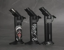 Jet Flame Torch Windproof Lighter for Cigar BBQ Moxibustion Welding High Temp