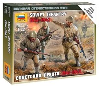 Zvezda 6103 1/72 Sowjetische Infanterie 1941-1943 Bausatz