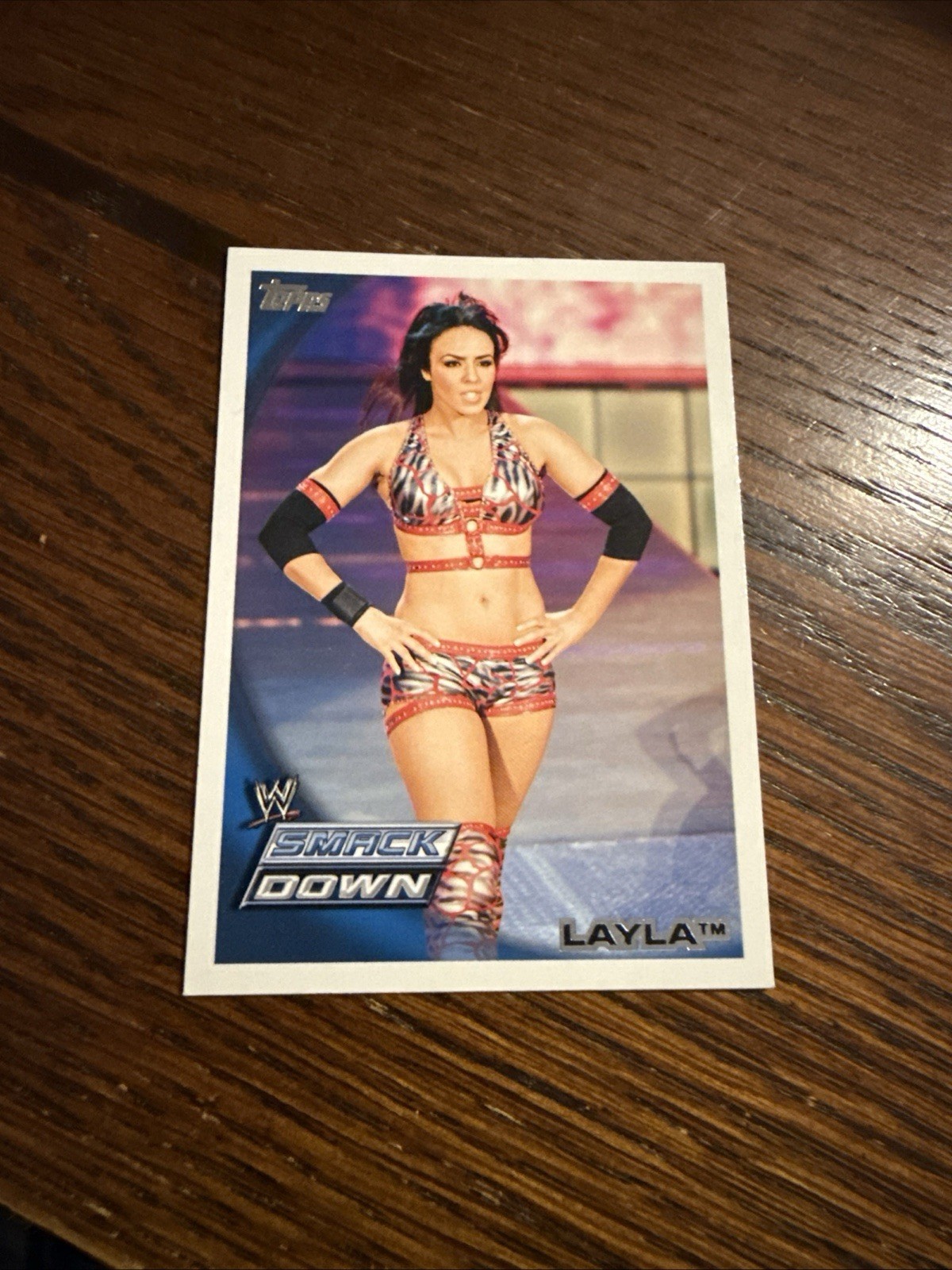 Layla 2010 Topps WWE Smackdown #2 Base Trading Card