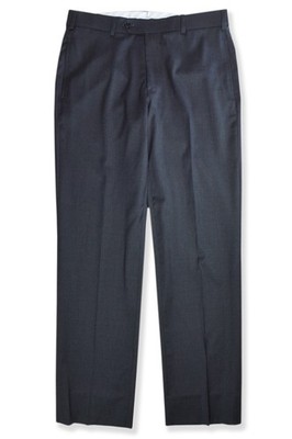 Brooks Brothers Mens Charcoal Grey Regent Fit Wool Blend Pants 34W x 34L BB-4653