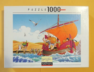 PUZZLE ASTÉRIX & OBÉLIX - En Bateau 1000 pièces 1999 - COMPLET et En Bon État ++ - Photo 1/4