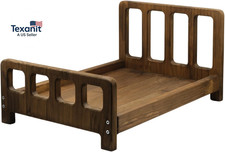 Newborn Photography Props Bed Prop Brown   Rustic Mini Wooden Bed for Baby Photo