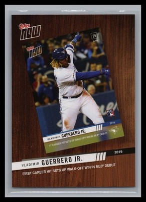 2020 Topps Baseball #TNR-2 Vladimir Guerrero Jr. TOPPS NOW Toronto Blue Jays
