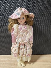 Porcelain Doll World Bazaars GC In Open Damaged Box 16"
