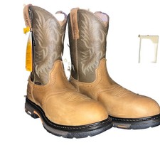 ARIAT WORK Men's 11" WorkHog Wide Square Steel Toe Work Boot Aged Bark - Sz 11