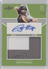 2020 Leaf Perfect Game National Showcase Green 3/25 Josh Randall Patch Auto nd3