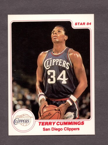 Terry Cummings #123 1983 Star card