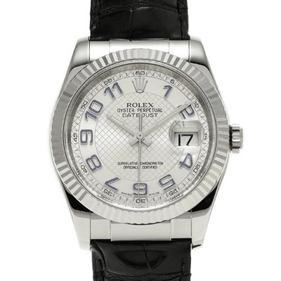 ROLEX Datejust 116139 Silber Gehäusegröße 36 x 36 mm Herrenuhr gebraucht #41121