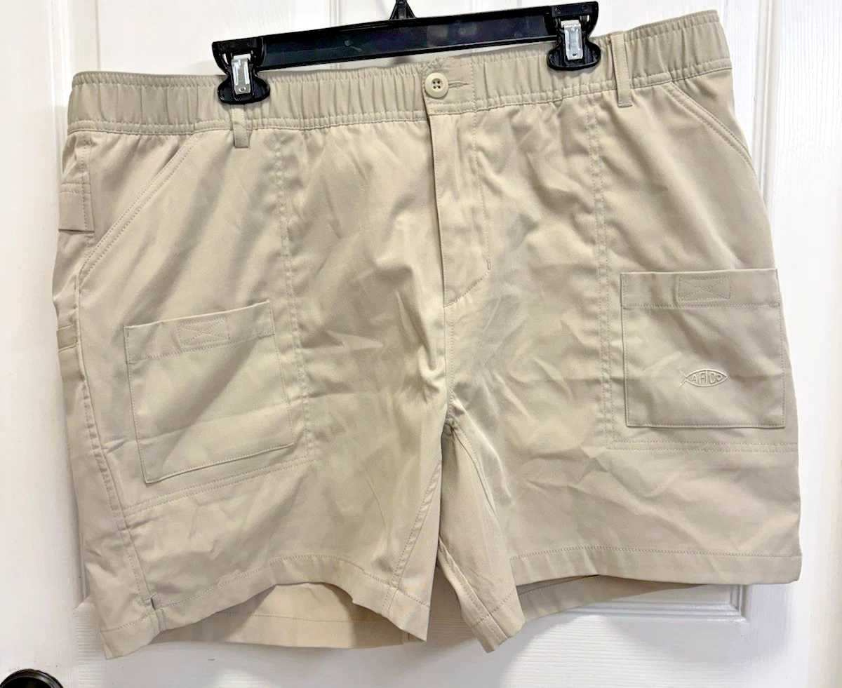 Aftco Cargo Fishing Shorts 6.5” Inseam Performance Khaki Outdoor Men's 2XL 40
Opens in a new window