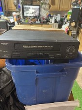 Sharp VC-H810U VHS Recorder VCR Player No Remote 4-Head Hi-Fi Tested
