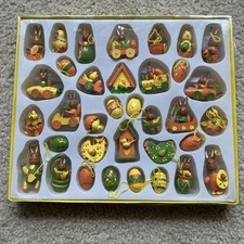 NEW Frohe Ostern 35 German Easter Ornaments Osterschmuck Sortiment Birds Bunny