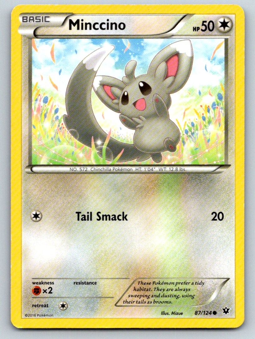 Minccino 87/124 Common Fates Collide Pokemon Lightly Played