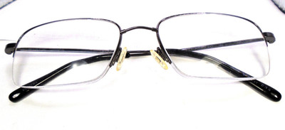 Flexon 647 by Marchon Gunmetal 55-19-140 Mens Half-Rim Eyeglasses Frames