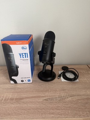 Blue Yeti USB-Mikrofon   Schwarz   TOP Neuwertig OVP