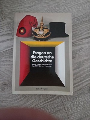 Questions on German History Book french Edition 1800 Exhibition Catalogue 1984