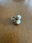 Vintage Sterling Silver Gold Vermeil Baroque Pearl Ring – Organic Brutalist