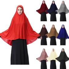 Muslim Women Prayer Head Long Scarf Hijab Abayas Islamic Large Overhead Clothes