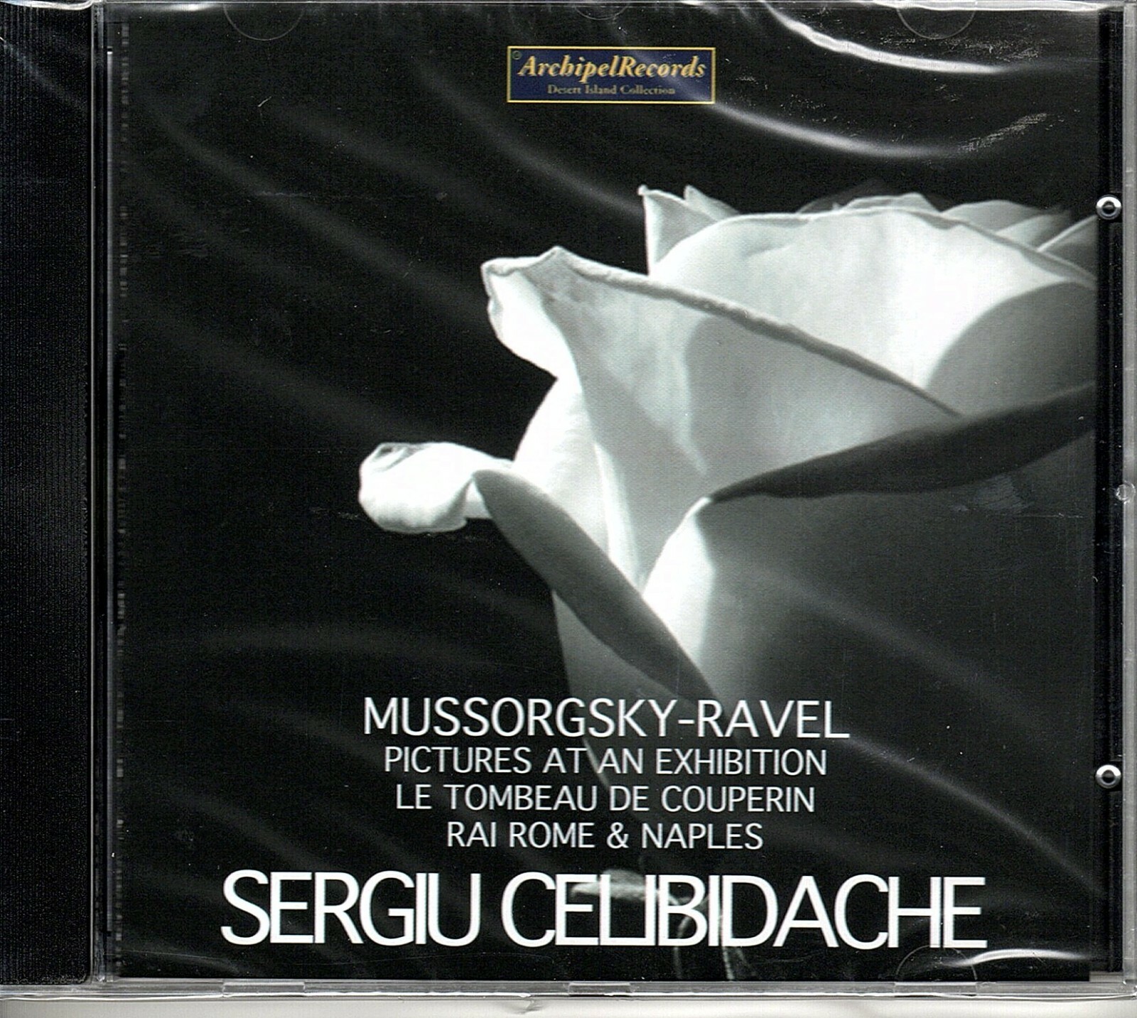 MUSSORGSKY-RAVEL - PICTURES - TOMBEAU DE COUPERIN - CELIBIDACHE - ROME - NAPLES