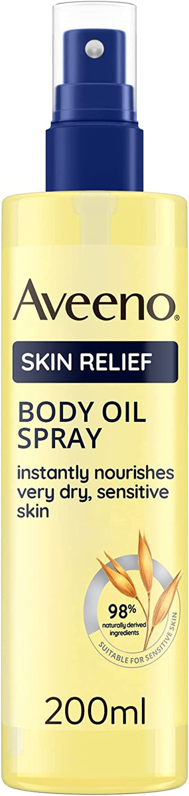 Skin Relief Body Oil Spray Oat Oil Jojoba Nourishes Dry Sensitive Skin 200Ml