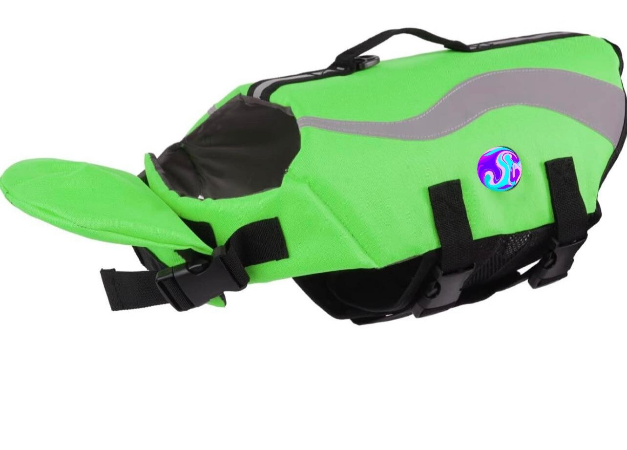 For XXL Dog Life Jacket Swimming Durable Safety Vest Reflective Pull