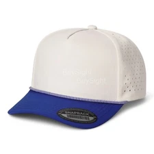 Mens Waterproof Baseball Cap With Rope Adjustable Snapback Trucker Hat with Rope