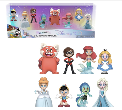 Disney100 Years Epic Transformations 8-Pcs Figure Pack Play Toys