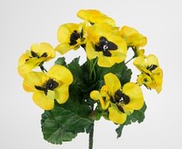 StiefmüTterchen 26Cm Gelb Pm Kunstpflanzen KüNstliche Pflanze Blumen Kunstblumen