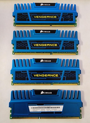 CORSAIR VENGEANCE 16GB (4GBX4) DDR3-1600MHz PC3-12800