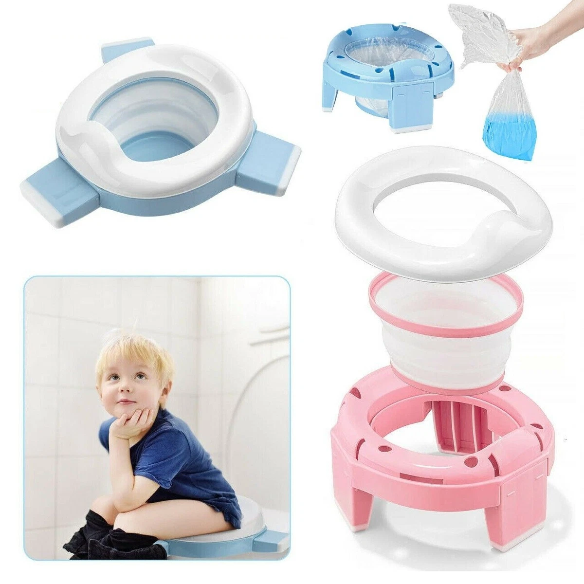 Toilet Training Baby Travel Potty Seat Portable Toilet Seat Infant