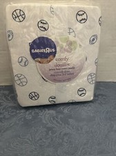 New BabiesRus Babies R US Comfy Jersey Knit 100 Cotton Sports Ball Crib Sheets