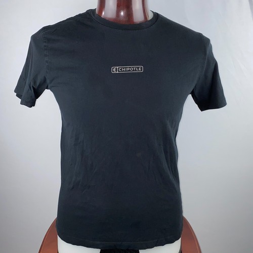 Chipotle Food Restaurant T-Shirt Unisex Black Text Messages Theme Logo * - Picture 2 of 7