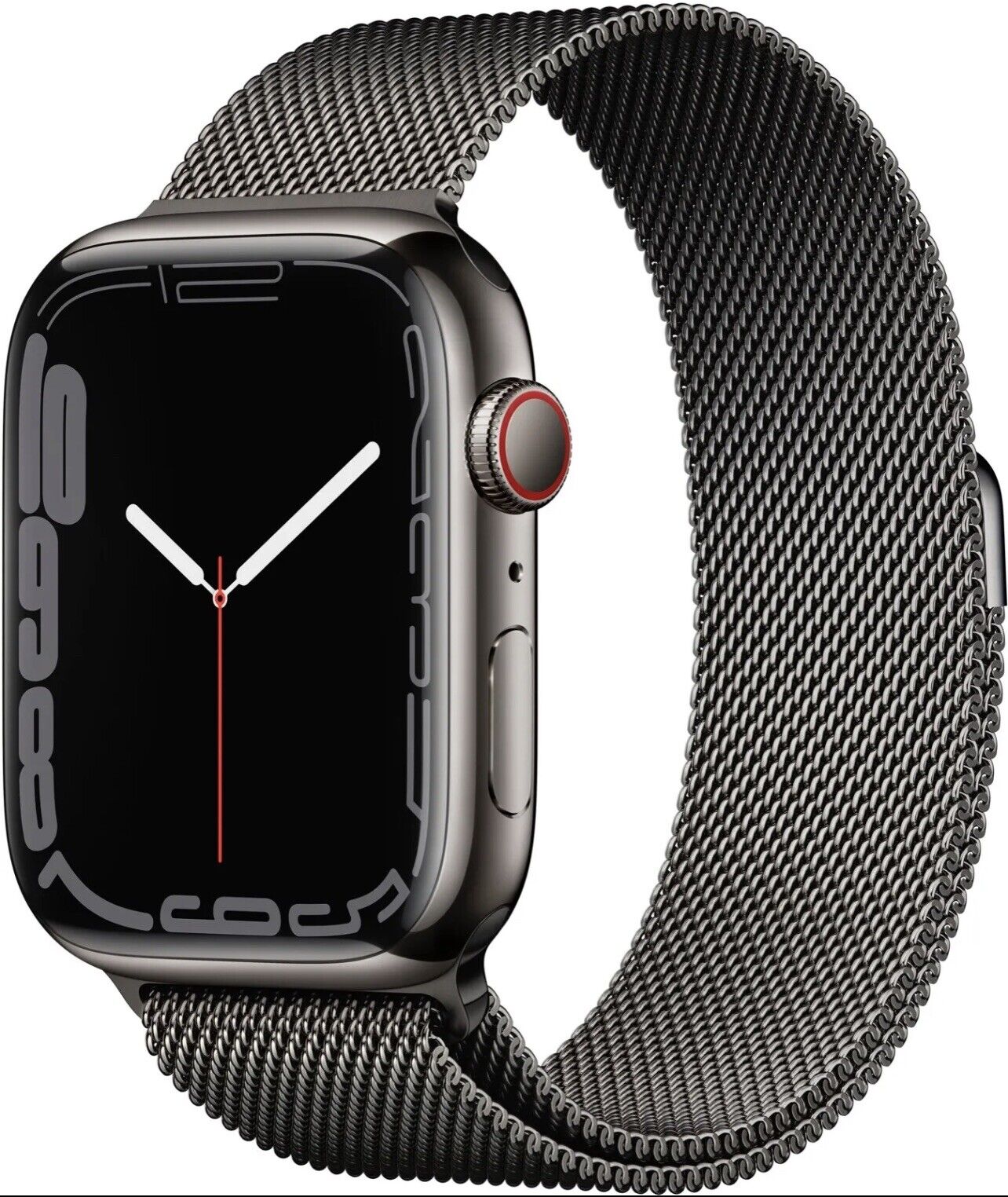 Apple Watch Series 7 45mm Case with Milanese Loop - Graphite 