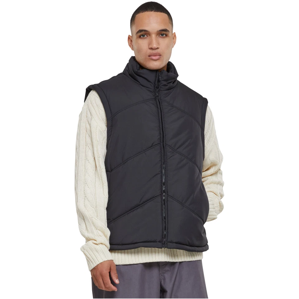 Urban Classics Arrow Puffer Vest Men's Vest Quersteppungen Pfeilspitzenförmig - Image 3 of 4