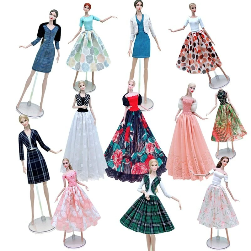 VETEMENTS Set vestiti bambola moda pizzo per abiti 11 5" abito gonna cappotto 1 6 giocattoli