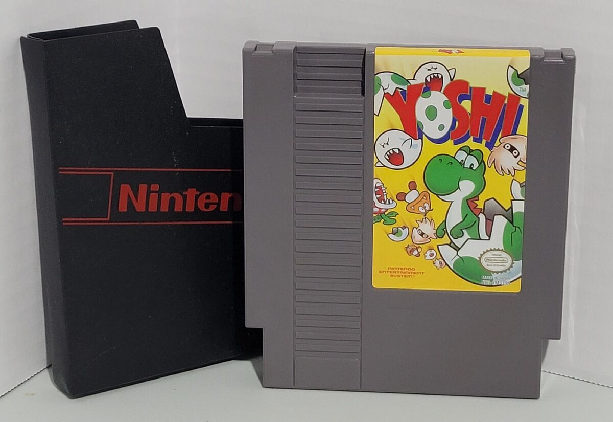 Yoshi 1985 NES Game Cartridge Authentic with Sleeve | eBay Yoshi 1985 NES Game Cartridge Authentic with Sleeve | eBay