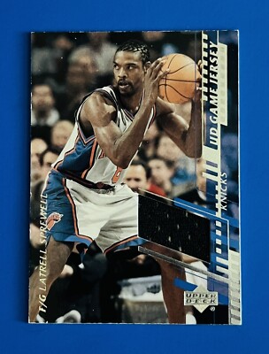 2001 Upper Deck Latrell Sprewell Knicks Game Used Jersey