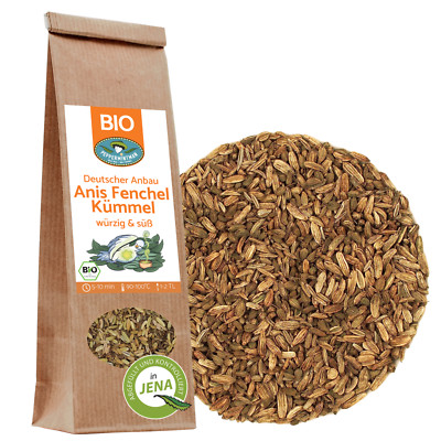 Bio Anis-Fenchel-Kümmel Tee 100% natürlich - ohne Zusätze | PeppermintMan