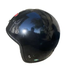 Rodia RMT 10 Open Face Motorcycle Helmet, Black XS (Extra Small 53-54) DOT