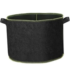 TRIXES Reusable Black Veg Grow Bags x6 NEW Fabric Plant Pots Indoor & Outdoor