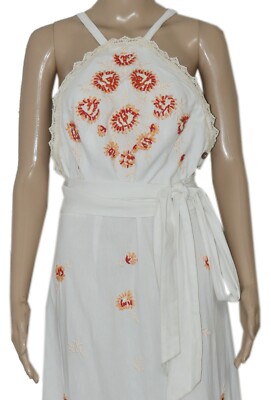 knee length dresses for ladies FREE PEOPLE Maxi BLUEBELL Patchwork Tiered Dress