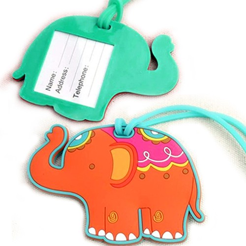 FUNKY LUGGAGE TAG Address Label Bag Baggage Case Holiday Suitcase