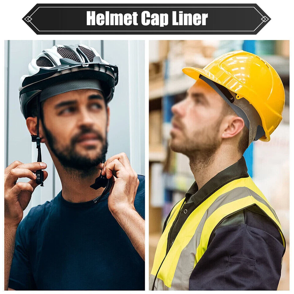 1/2/3x Hombres Mujeres Refriamiento Calavera Gorra Casco Forro Absorbe Sudor Ciclismo Gorro Sombrero Foto 2 de 4