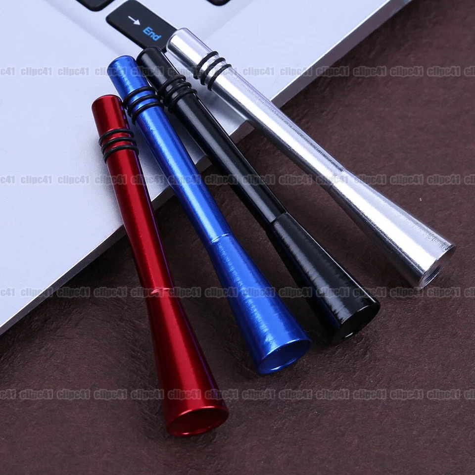 Universal Auto Coche Corto Rechoncho Antena Antena Aérea AM/FM Radio Mástil + 2 Estilos Tornillo Foto 4 de 4