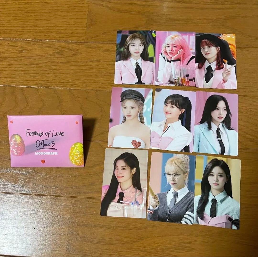 TWICE FORMULA OF LOVE O+T=3 Monograph 3rd PhotCard Book Set
