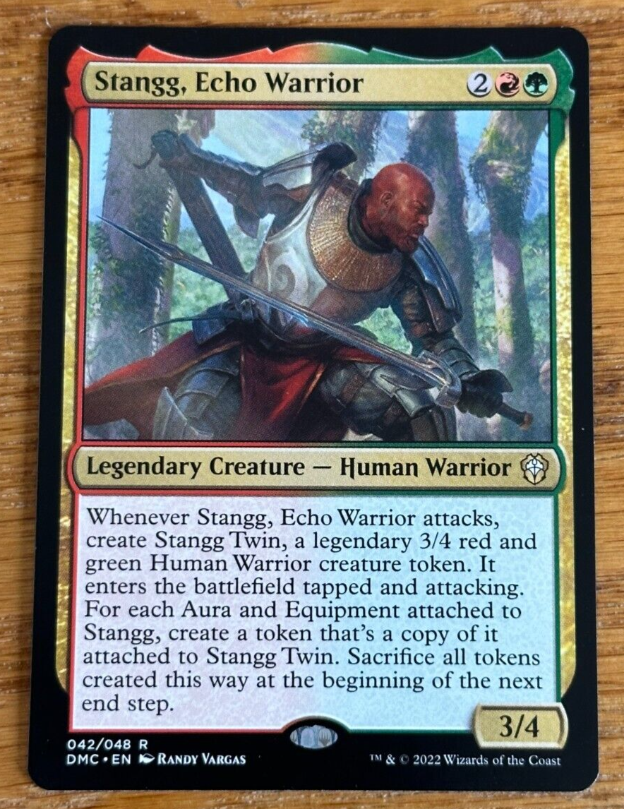 MTG Dominaria United Commander, Stangg, Echo Warrior | eBay
