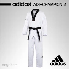 Adidas ADI-CHAMPION 2 Taekwondo Uniform CHAMP2 WTF Dobok Tae Kwon Do TKD