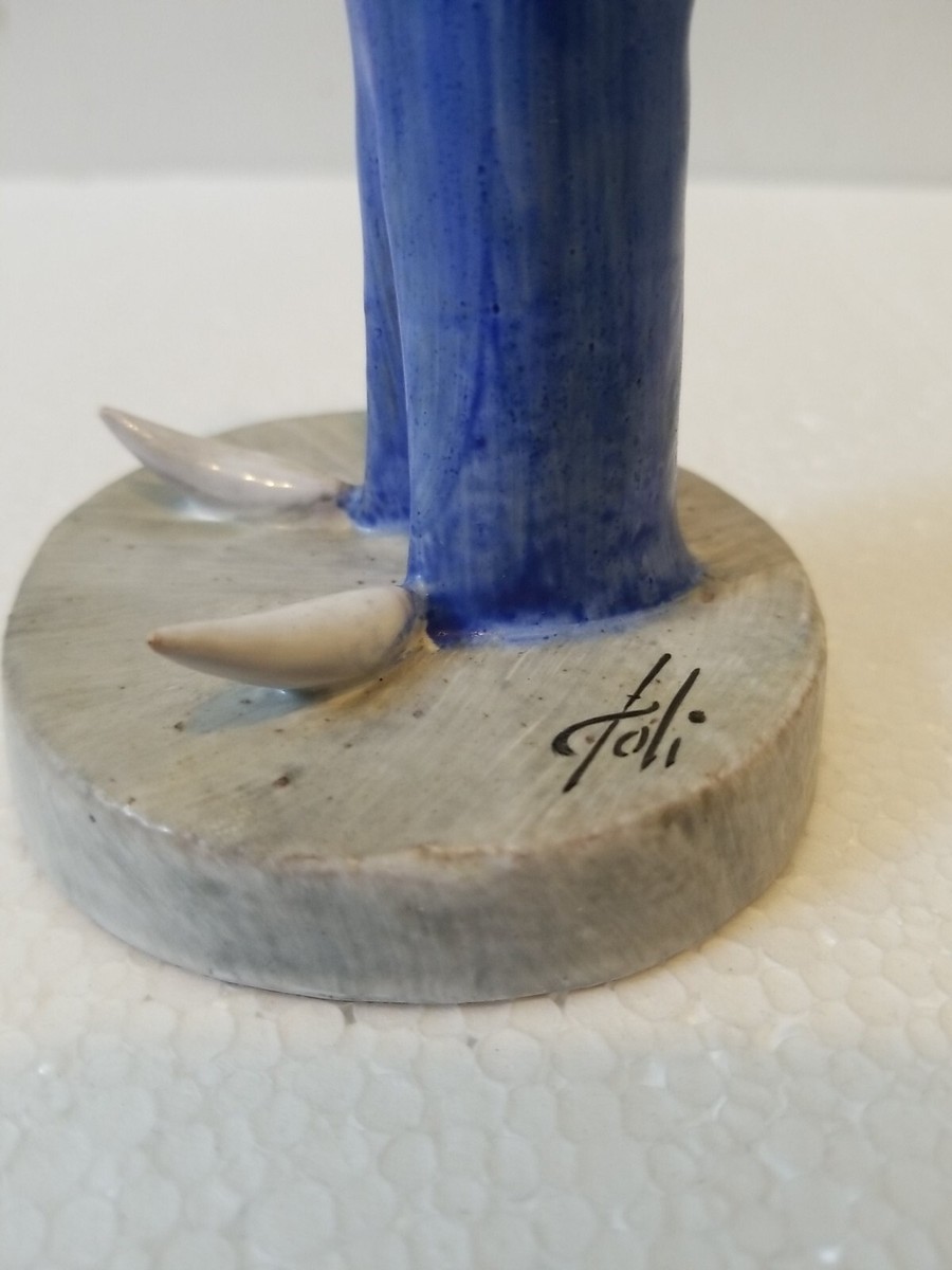 VINTAGE 70s POTTERY SAILOR NAUTICAL FIGURINE SCULPTURE CERAMIC