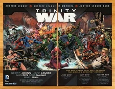 2013 DC Comics Trinity War Print Ad/Poster Justice League JLA Ivan Reis Art 00s